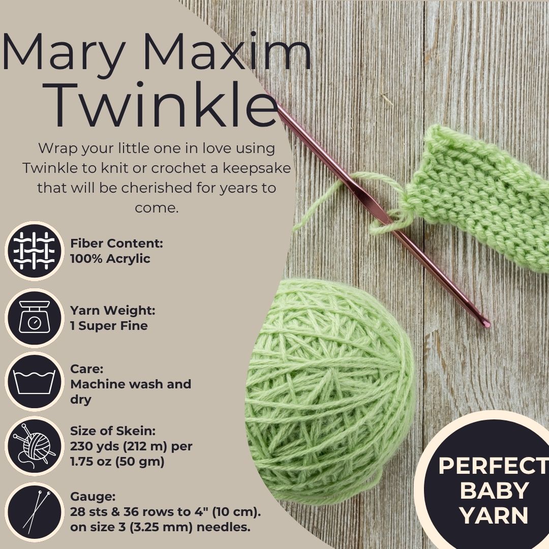 Mary Maxim Twinkle Baby Yarn