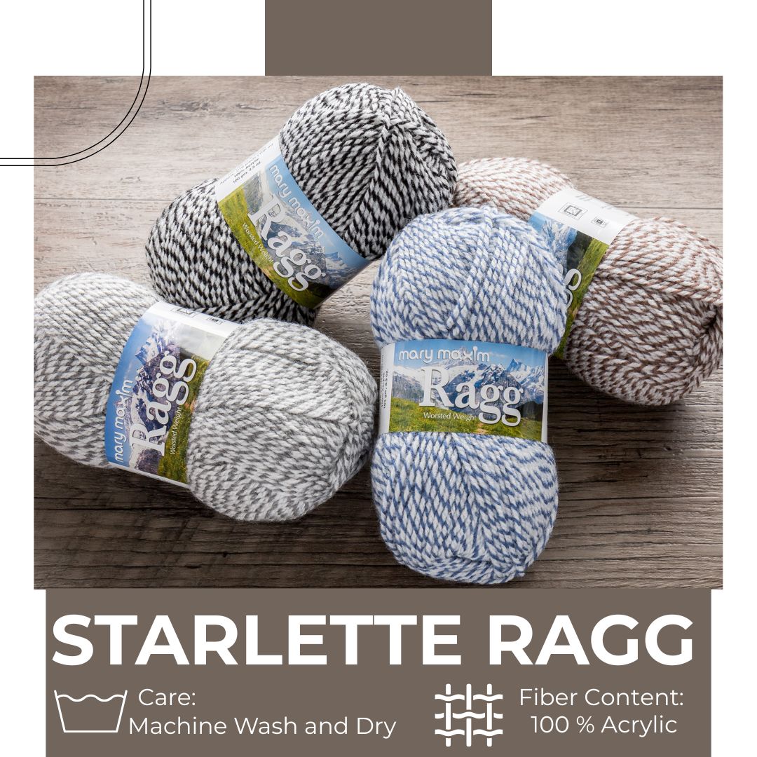 Mary Maxim Starlette Ragg Yarn