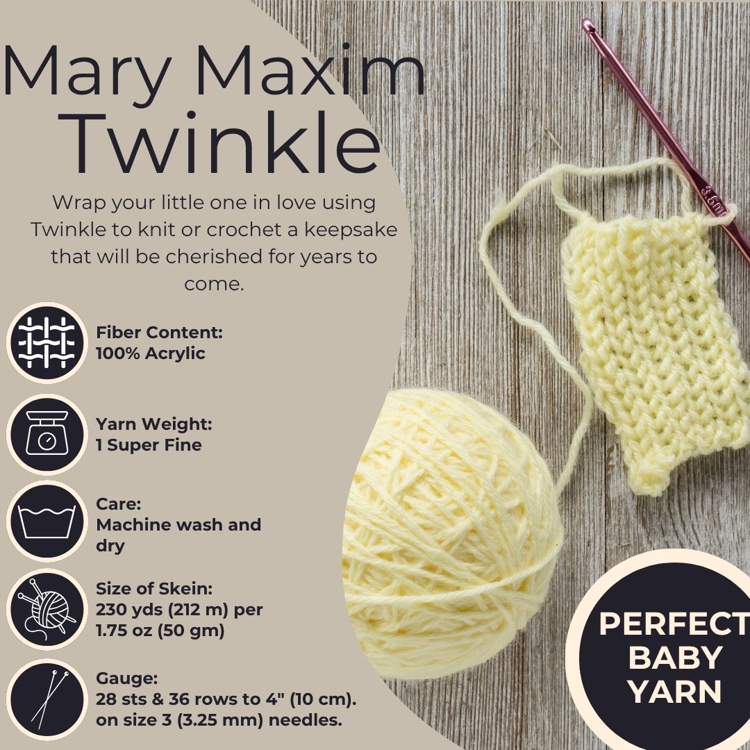Mary Maxim Twinkle Baby Yarn