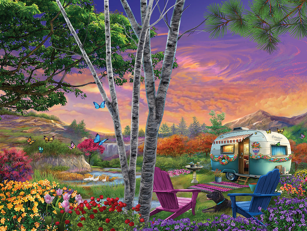 Parked in Paradise Jigsaw Puzzle