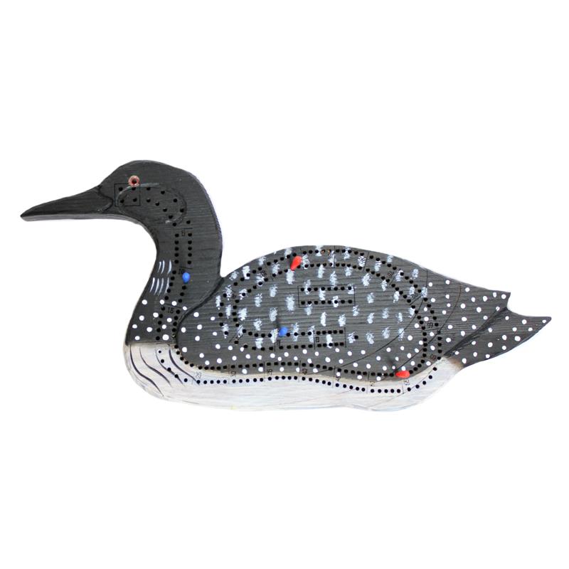 Wooden Loon Cribbage Board