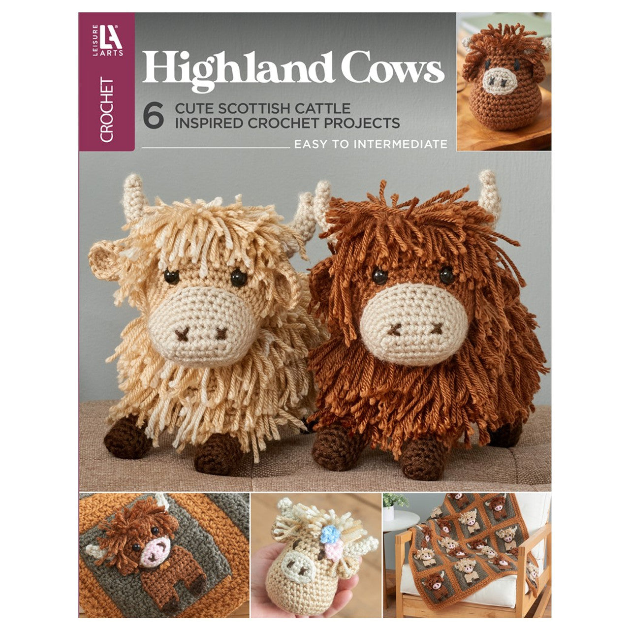 Highland Cows Crochet Book – Mary Maxim Ltd