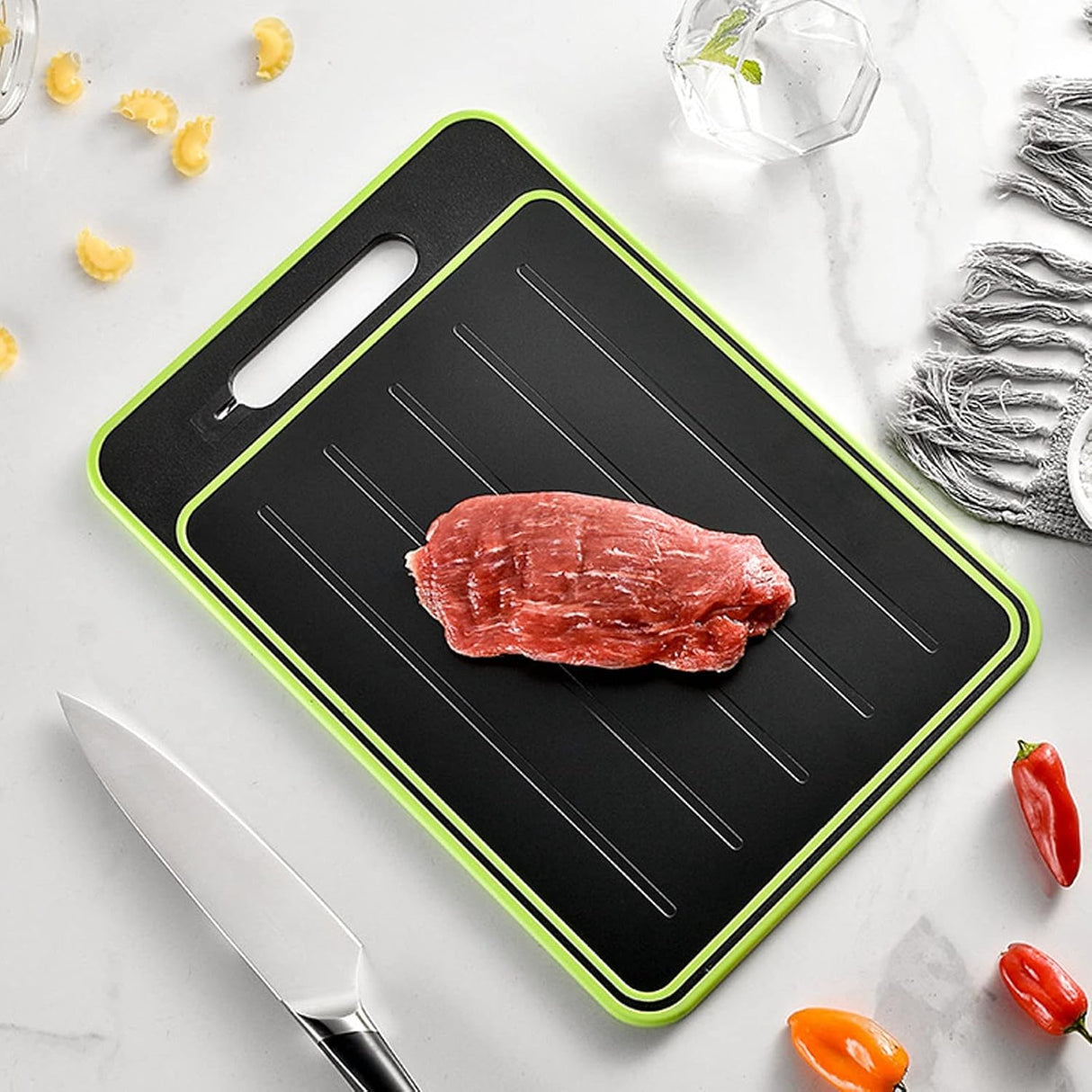 4 in 1 Chopping and Defrosting Board
