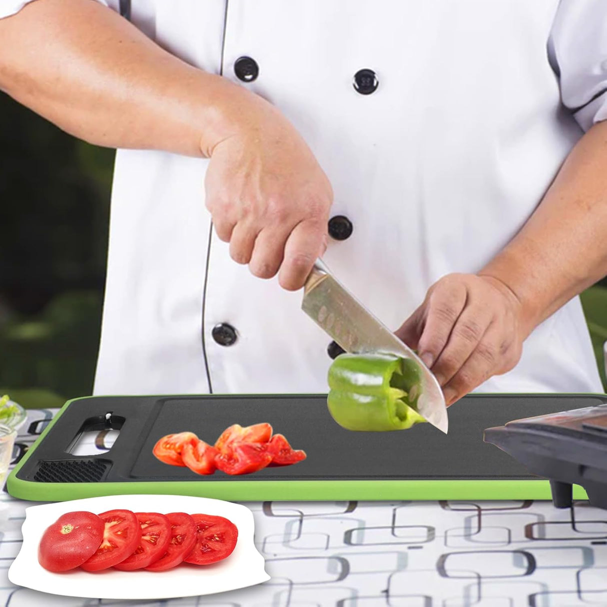 4 in 1 Chopping and Defrosting Board