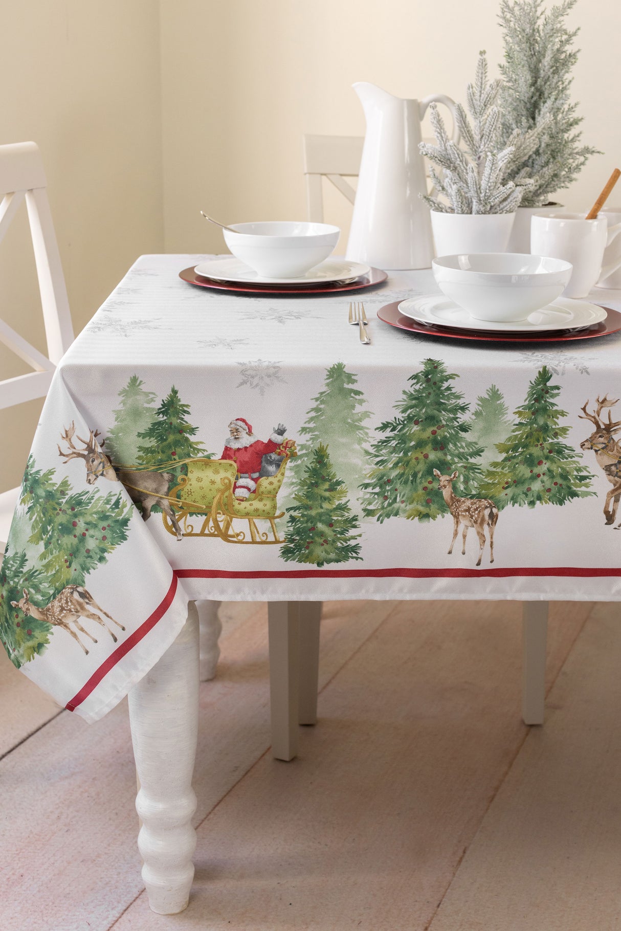 Santa's Sleigh Tablecloths
