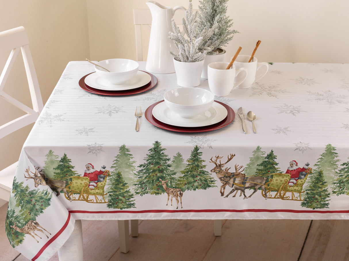 Santa's Sleigh Tablecloths