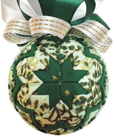 Christmas Greenery Quilted Ornament