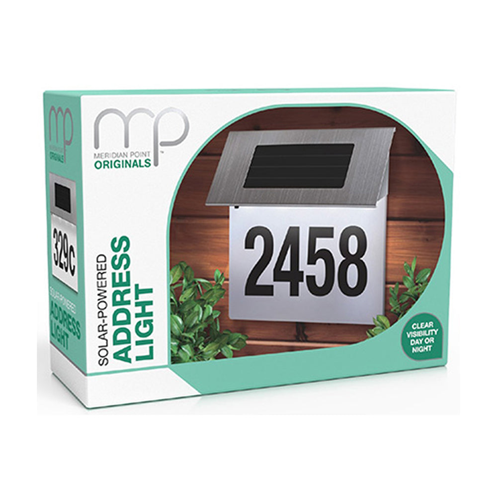 Solar Powered Address Light