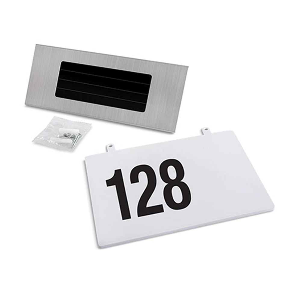 Solar Powered Address Light