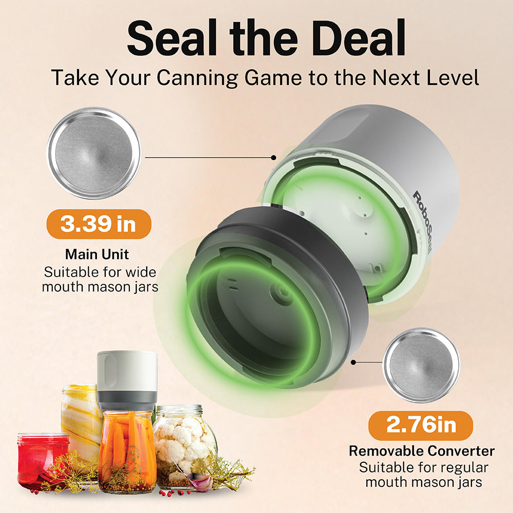 RoboSeal Jar Vacuum Sealer
