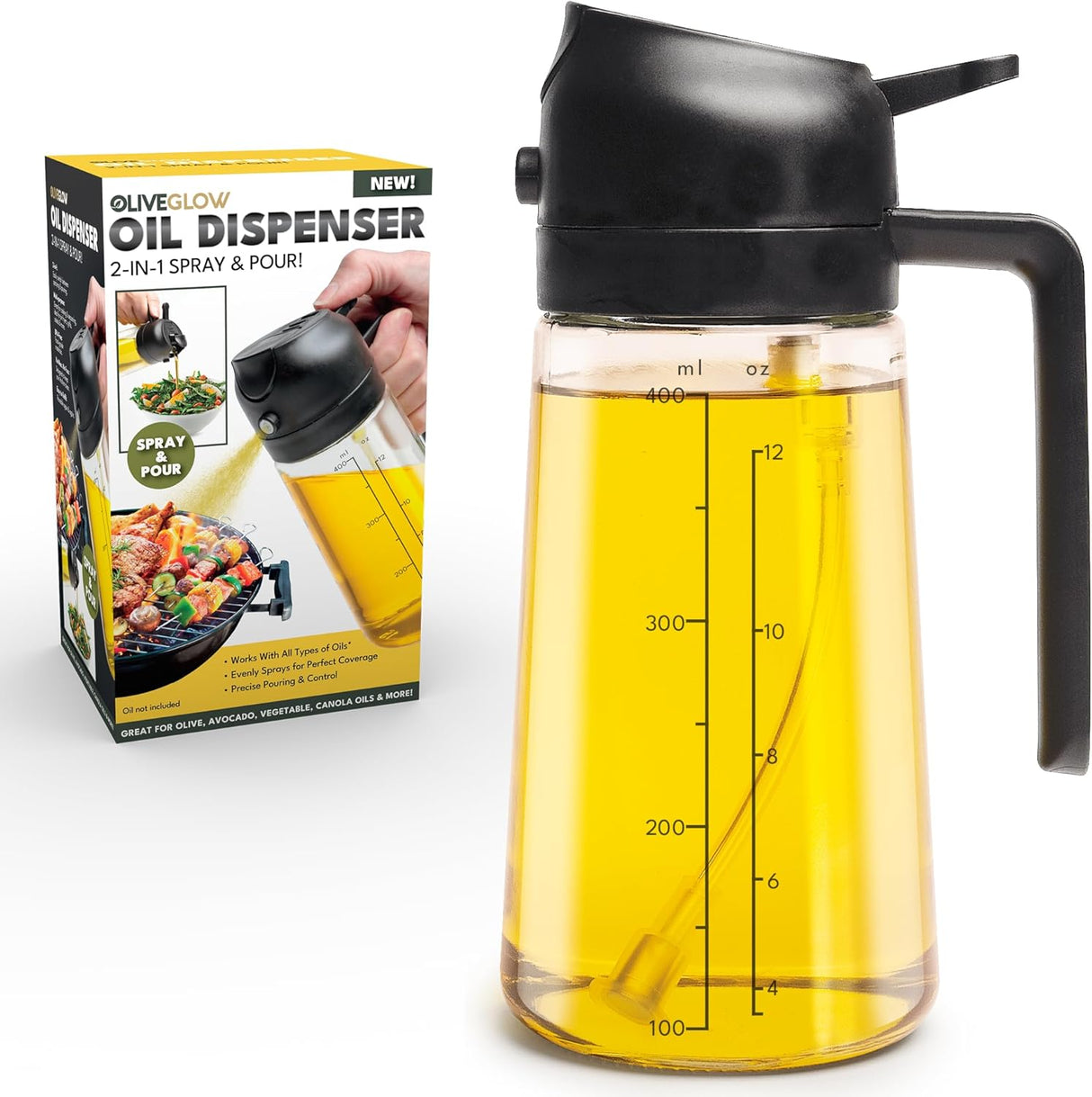 Olive Grow 2-in-1 Oil Dispenser