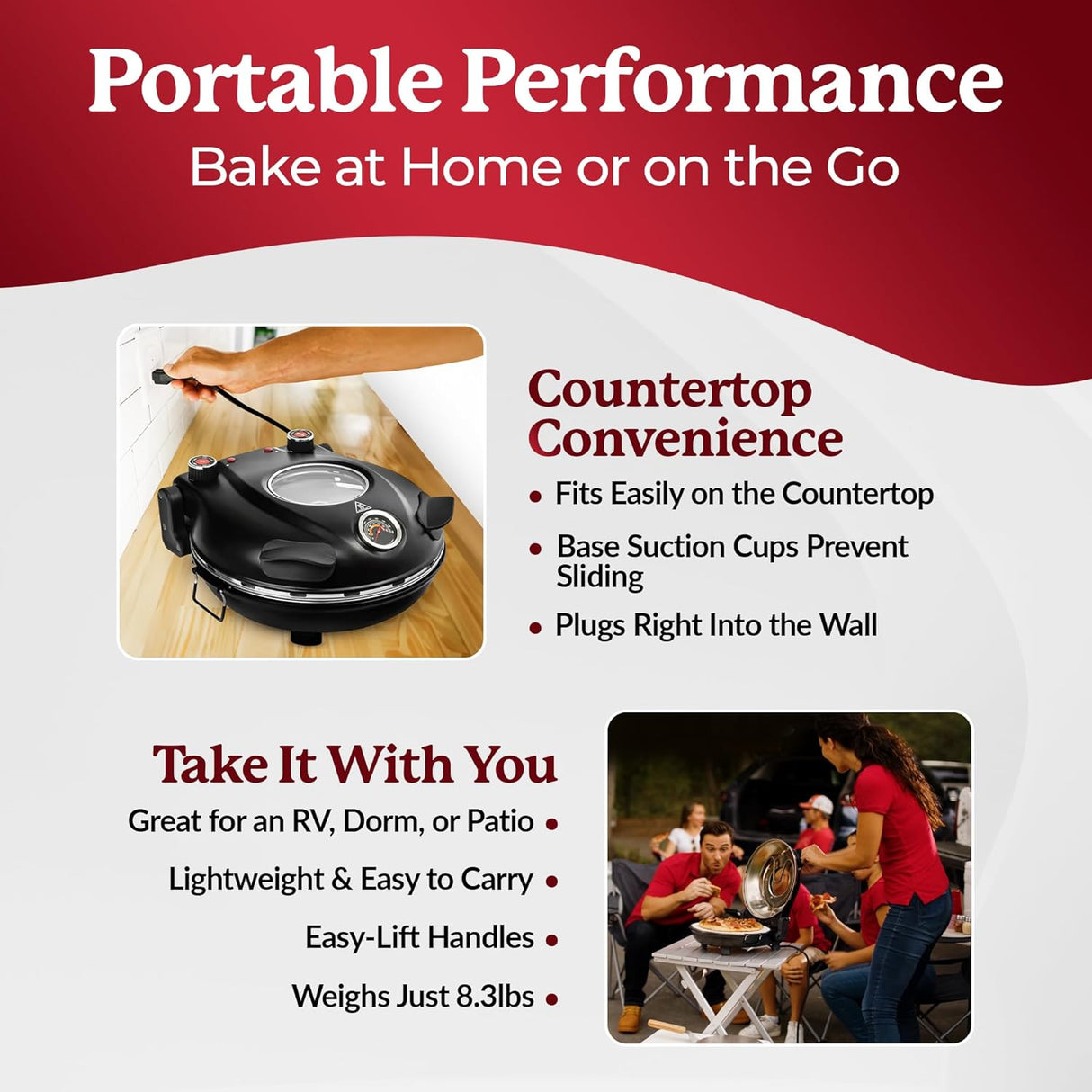 GraniteStone Piezano Pizza Oven