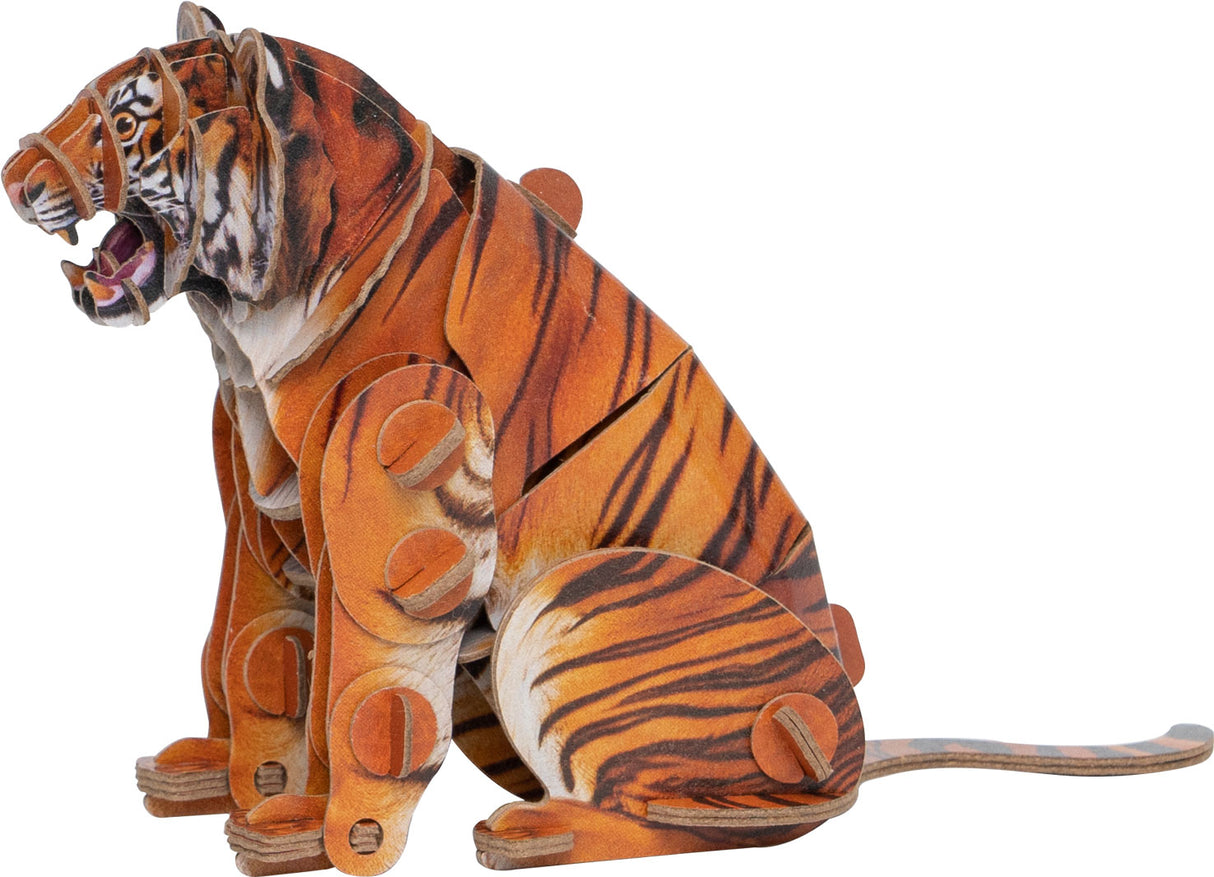 Siberian Tiger Voices of Nature Wood Model Kit