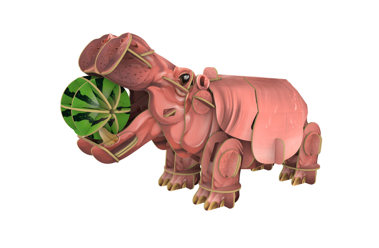 Hippo Voices of Nature Wood Model Kit
