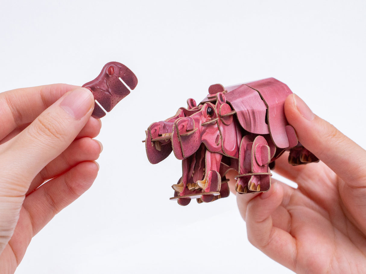 Hippo Voices of Nature Wood Model Kit