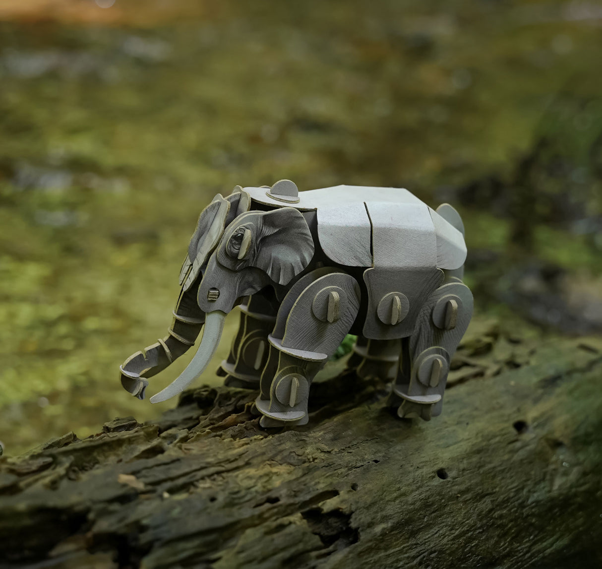 Asian Elephant Voices of Nature Wood Model Kit