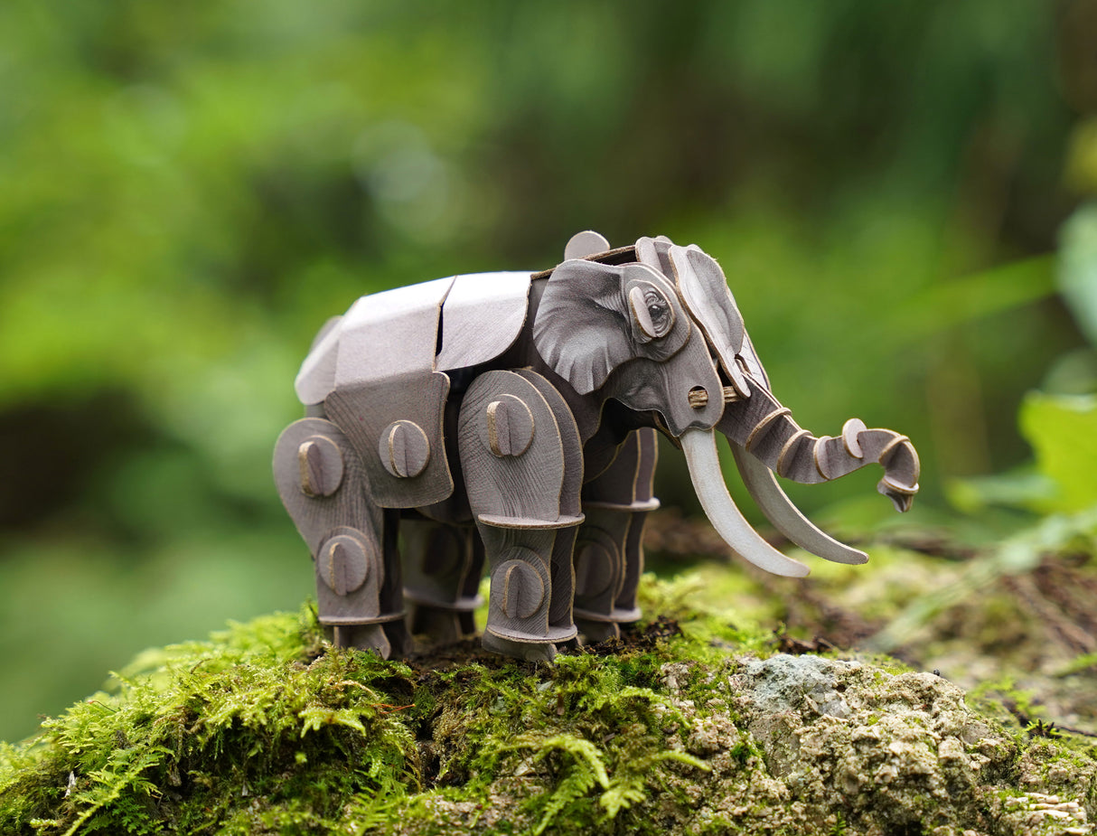 Asian Elephant Voices of Nature Wood Model Kit