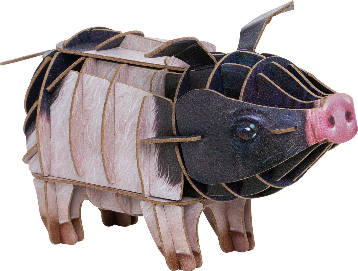 Pig Voices of Nature Wood Model Kit