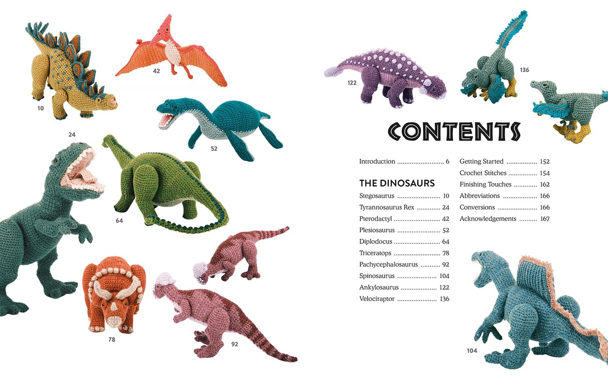 Crocheted Dinosaurs Book