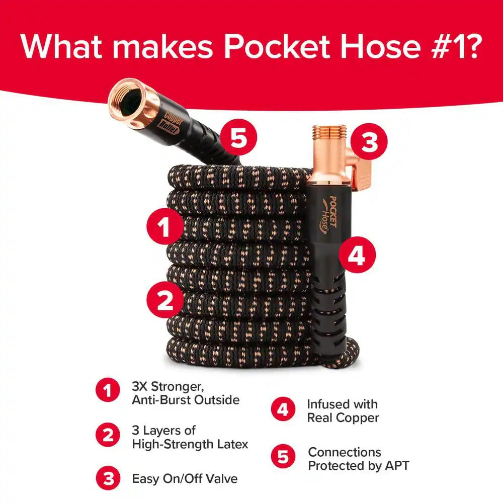 Pocket hose Copper Bullet Hose