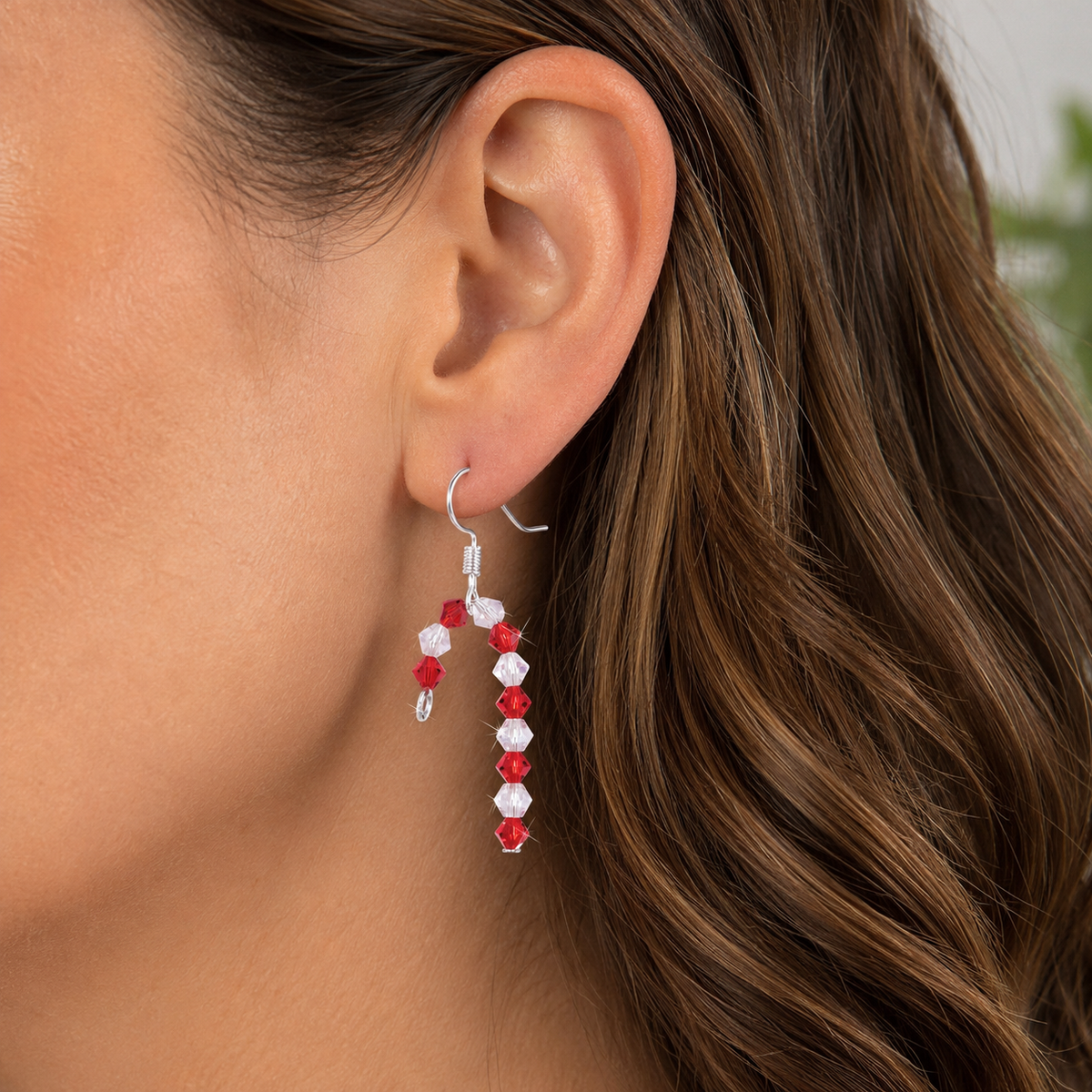 Candy Canes Earring Set