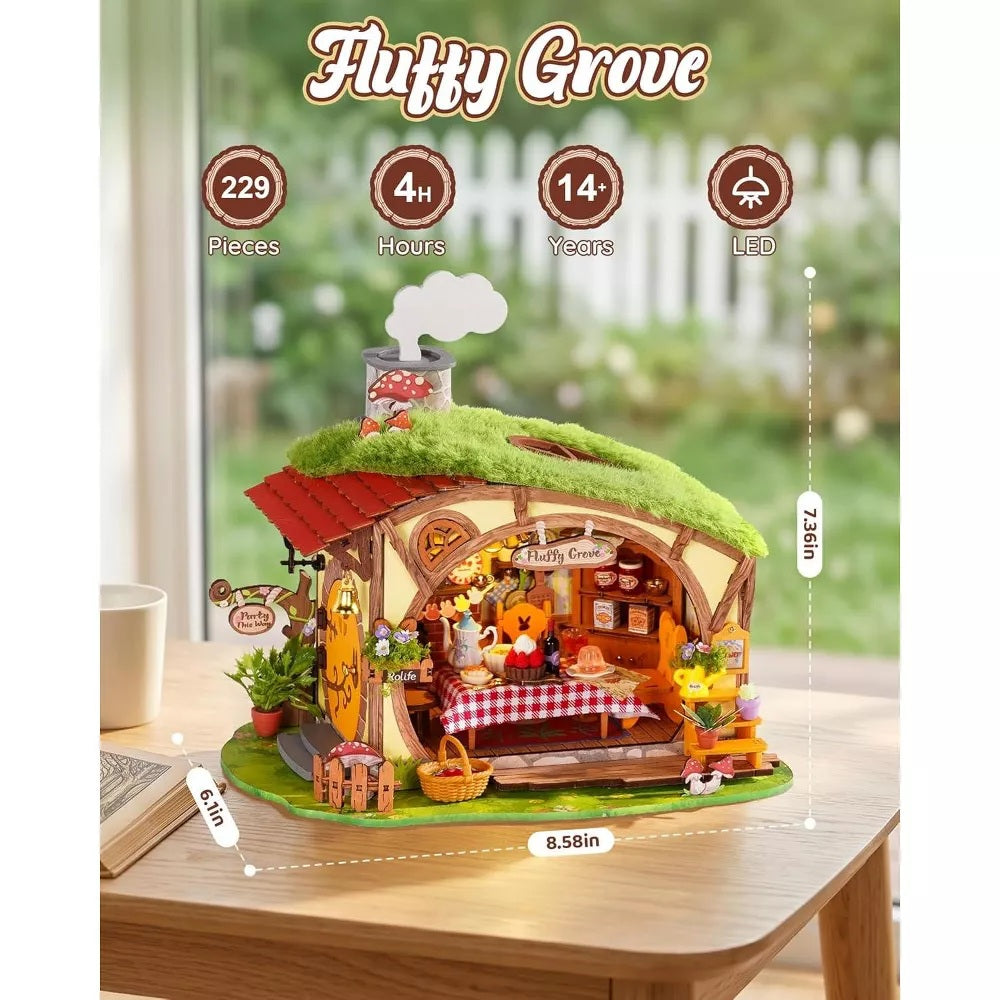 Fluffy Grove Wood Model Kit