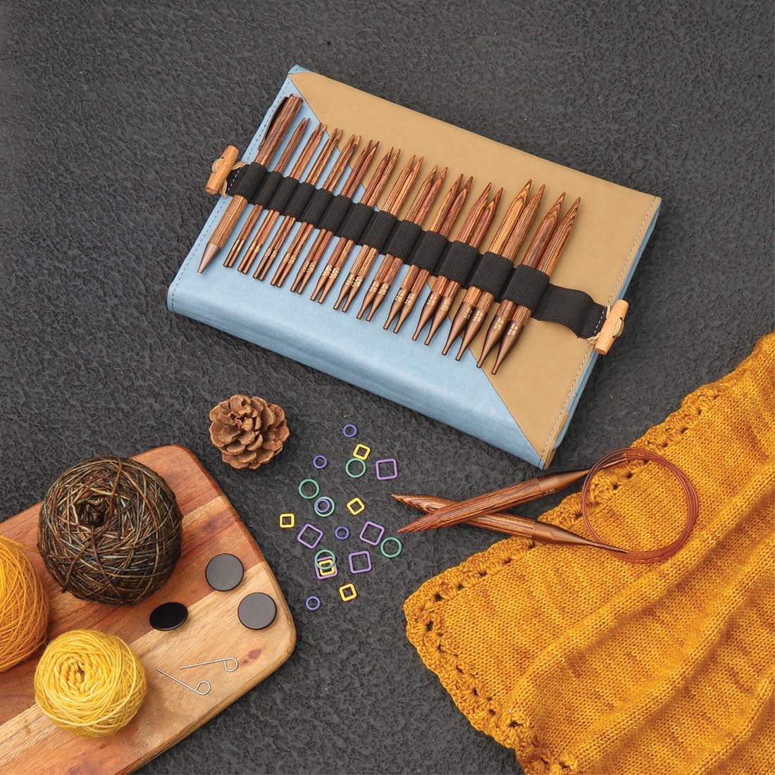 Ginger Normal Interchangeable Knitting Needle Set