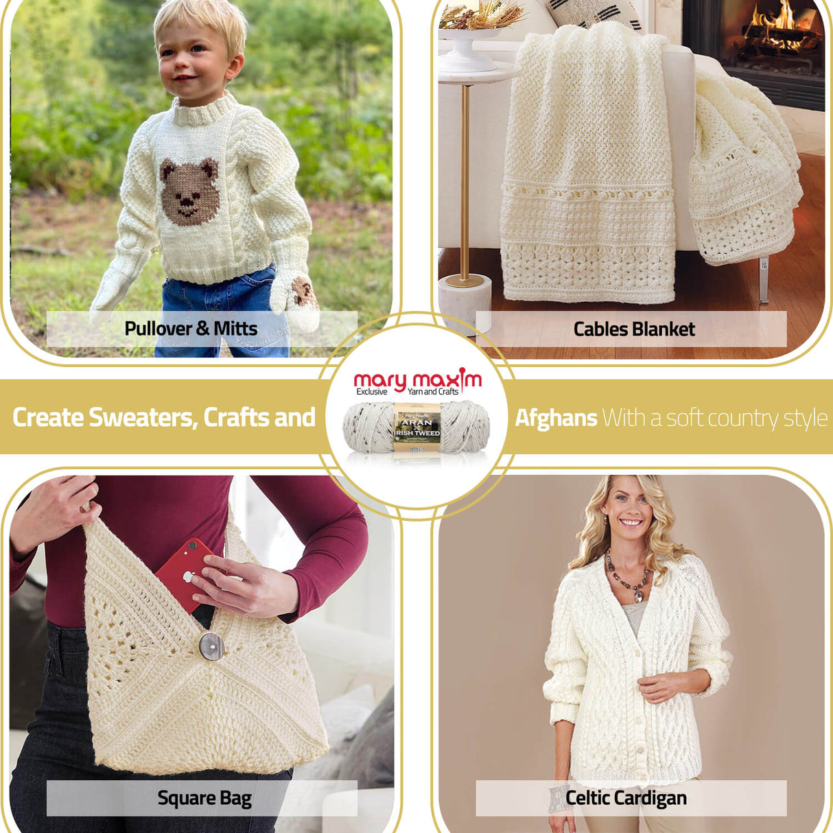 Mary Maxim Aran Irish Twist Yarn