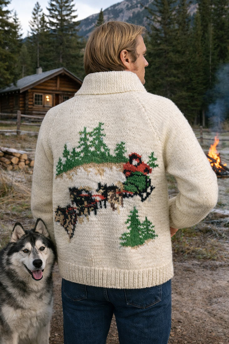 Dog Sled Cardigan Pattern