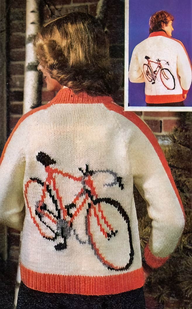 Gilet pour femme ou enfant - Motif vélo