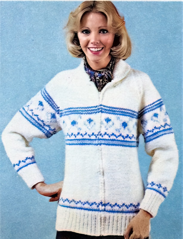 Modèle de cardigan adulte