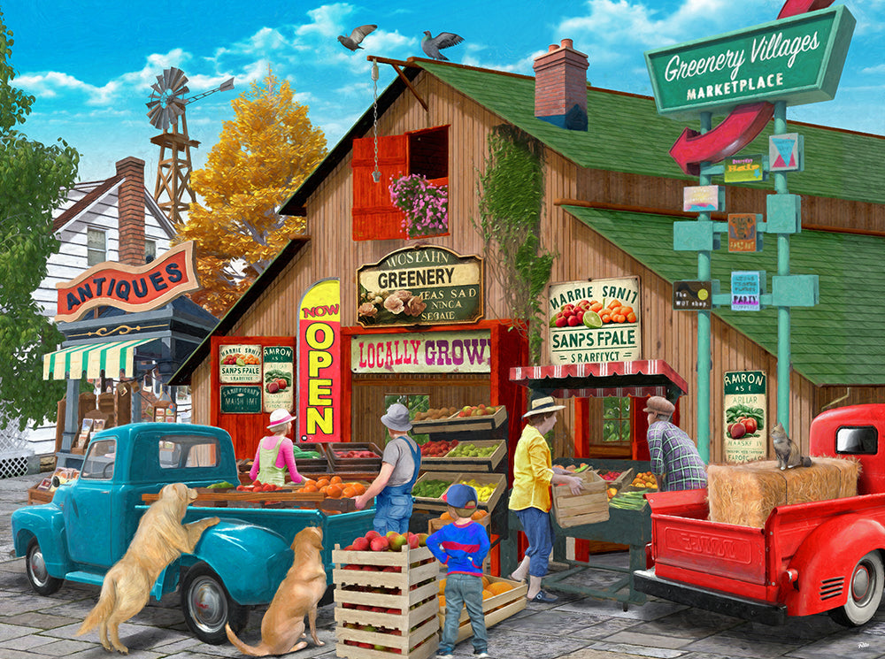 Greenery Villages Jigsaw Puzzle