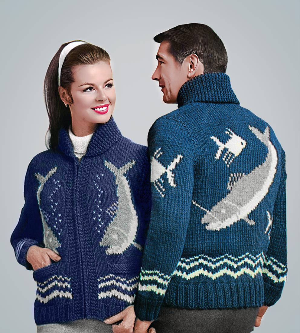 Patron de cardigan Angler's Pride pour homme