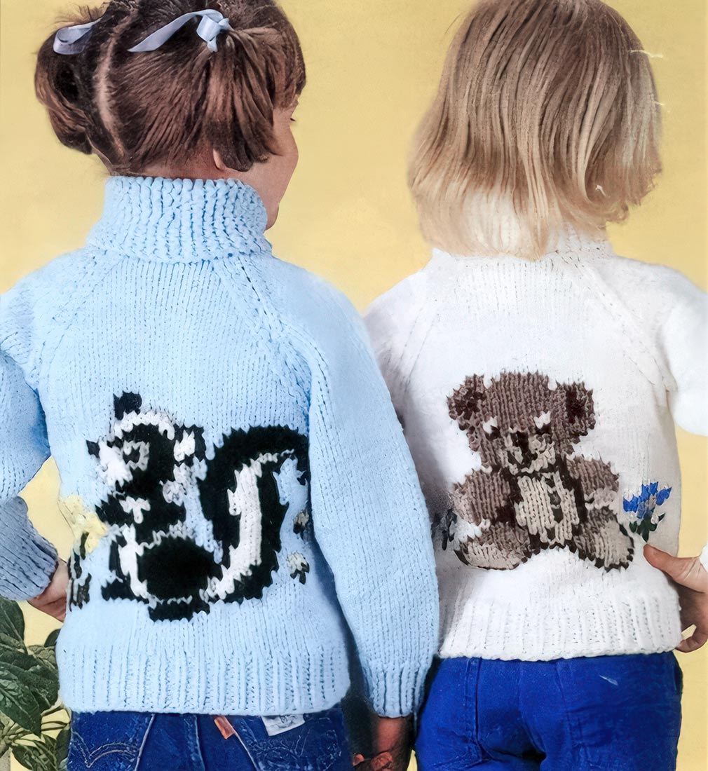 Children's Teddy Bear Cardigan Pattern