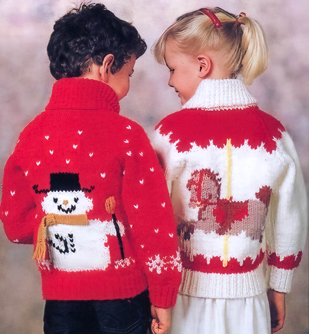 Snowman Cardigan Pattern