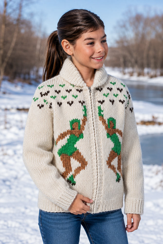 Dancing Blades Cardigan Pattern