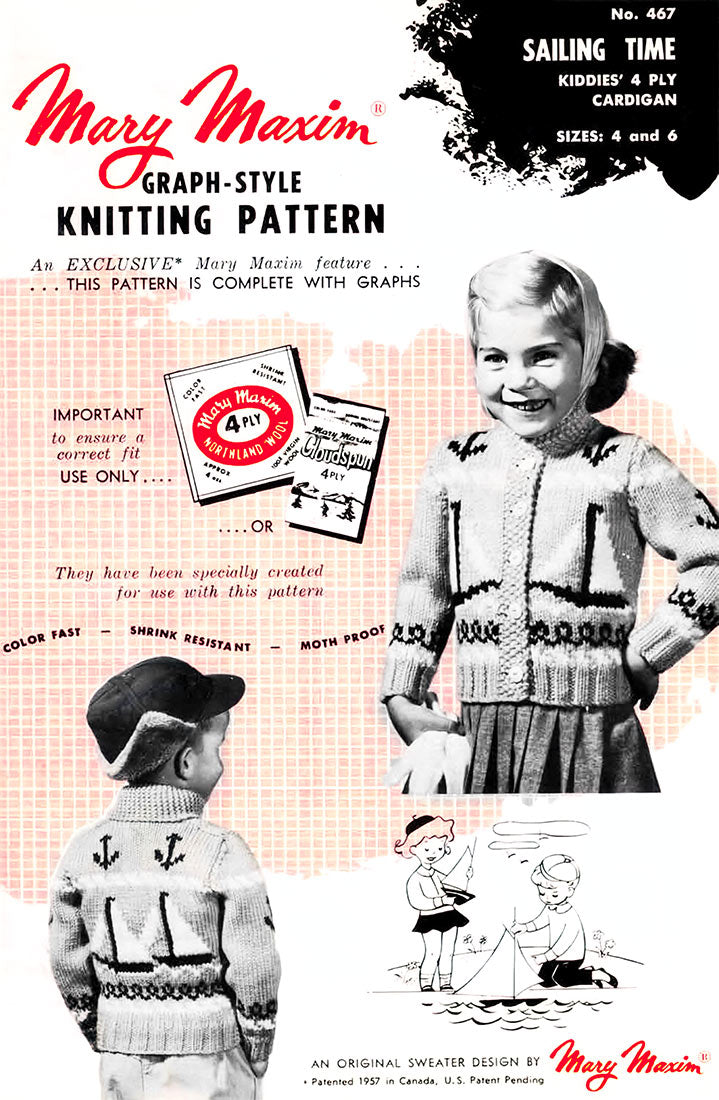 Sailing Time Cardigan Pattern