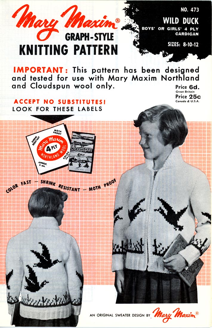 Modèle de gilet pour enfants avec canard sauvage