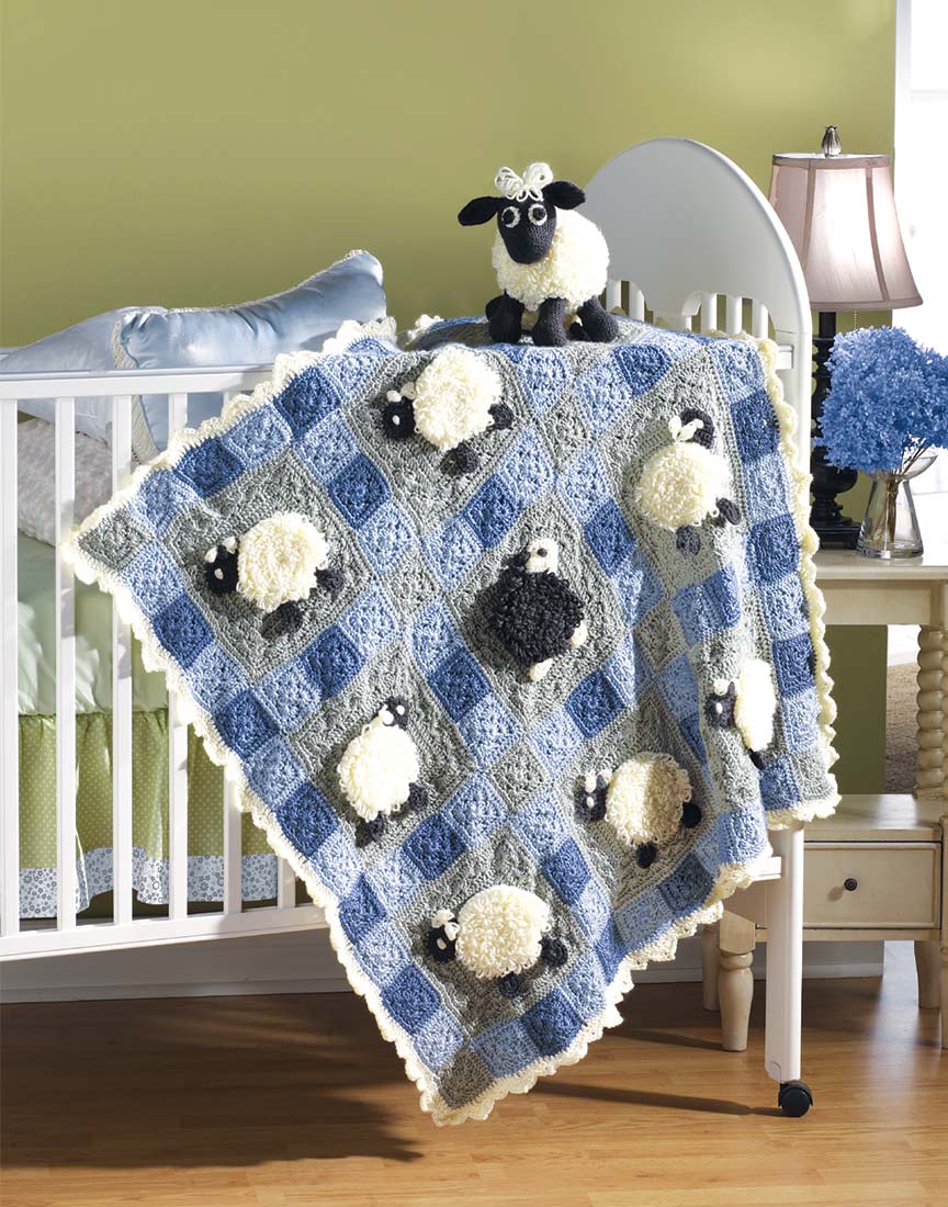 Black Sheep Blanket and Toy Pattern