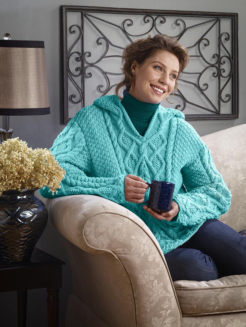 Cabled Hoodie Pattern