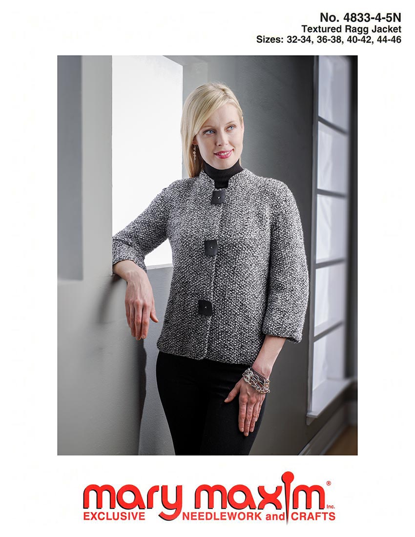 Modèle de veste Ragg texturé