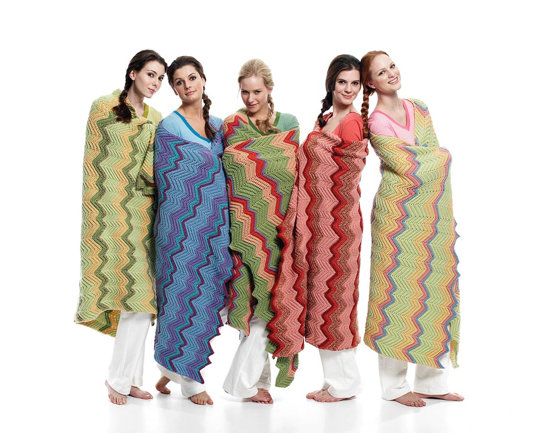 Free Bernat Ripple Afghan Pattern