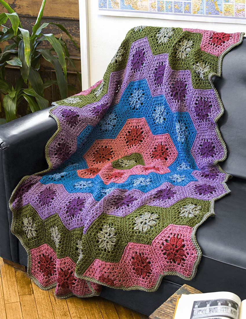 Modèle afghan hexagonal