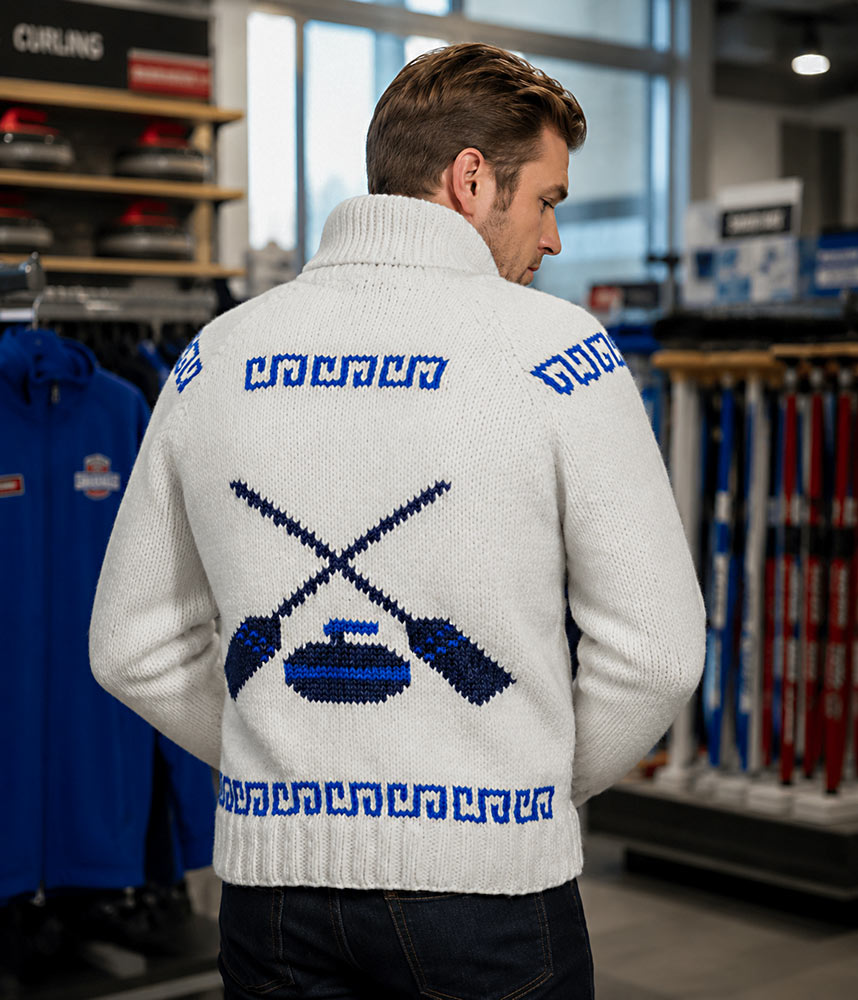 Curling Cardigan & Toque Pattern