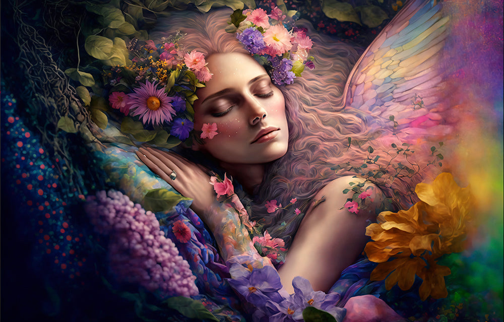 Bed of Flowers Jigsaw Puzzle