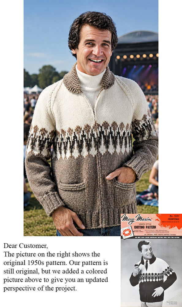 Frontenac Cardigan Pattern