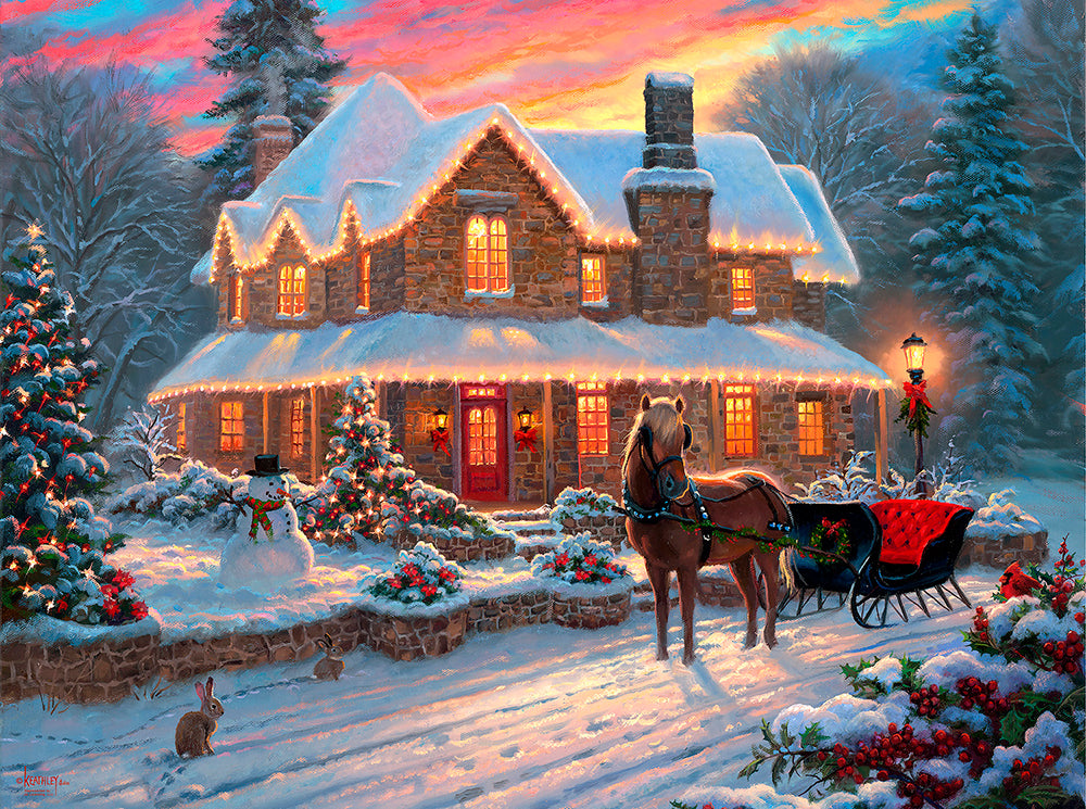 Christmas Greeting Jigsaw Puzzle