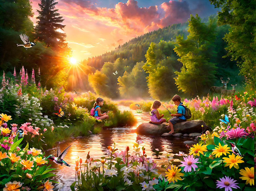 Tranquil Stream Jigsaw Puzzle