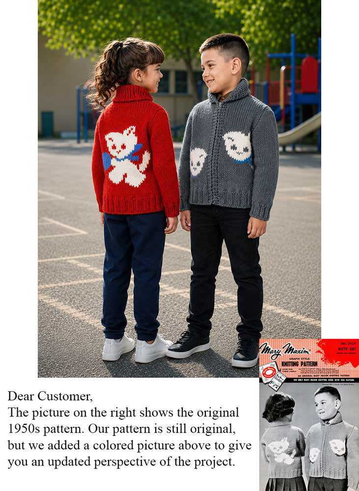 Kitty Kat Cardigan Pattern