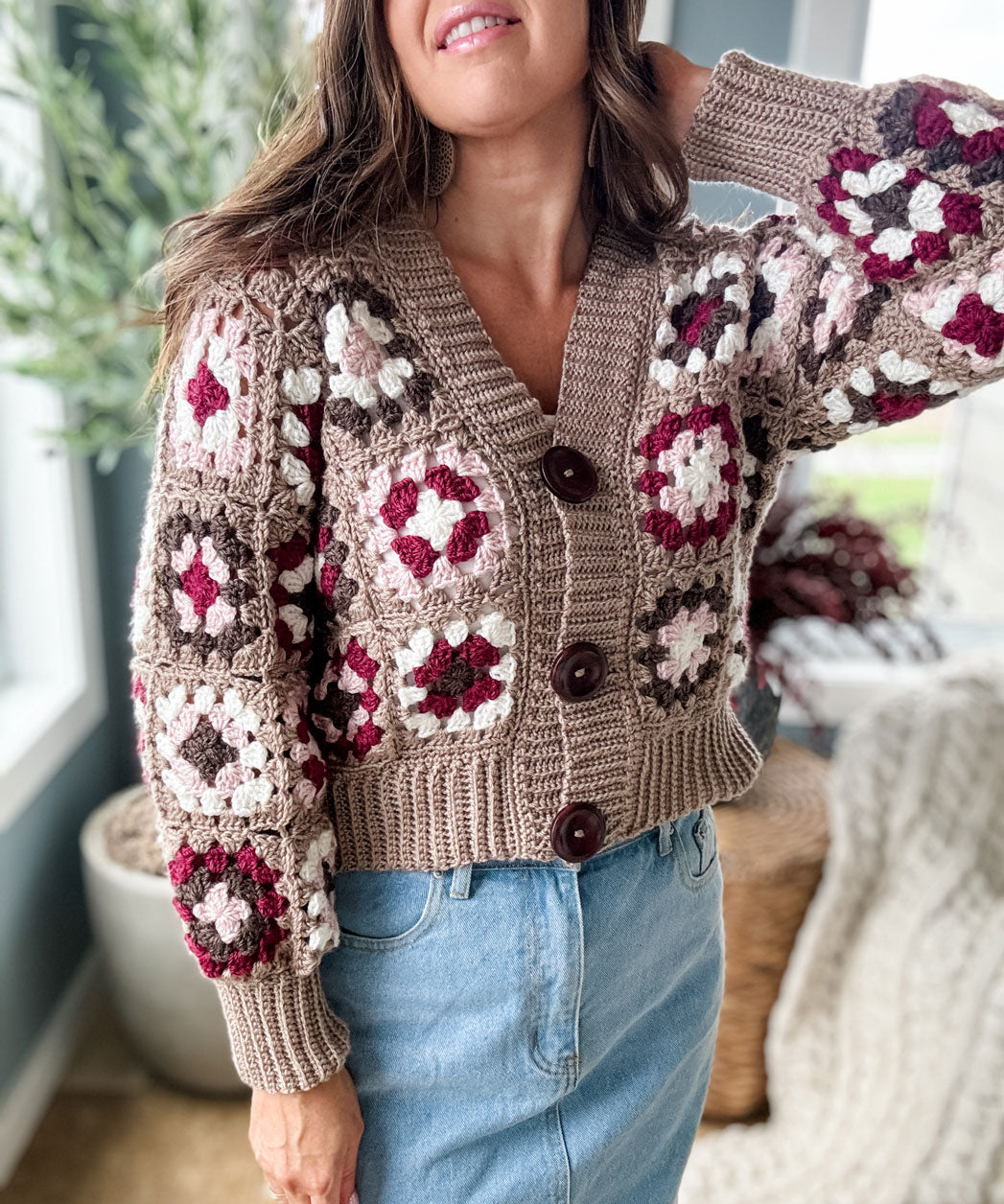 Granny Crop Cardigan